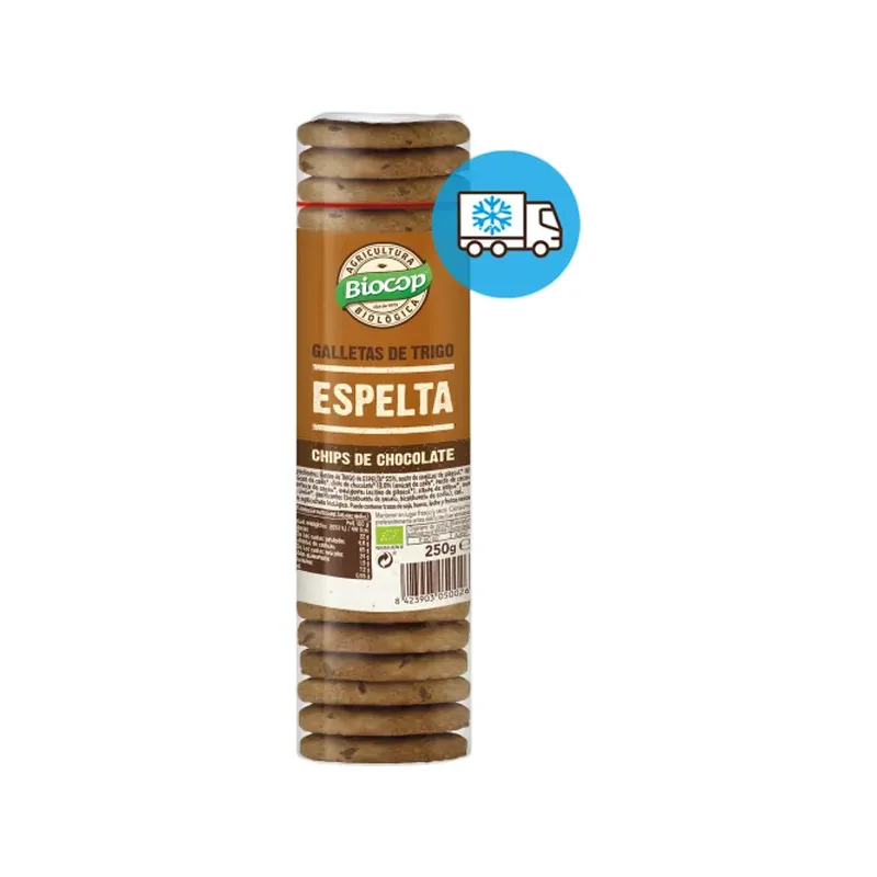 GALLETA ESPELTA CHIPS CHOCOLATE 250