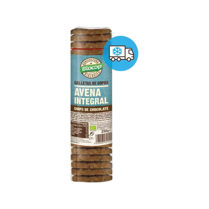 GALLETAS INTEGRALES DE AVENA CON CHIPS DE CHOCO