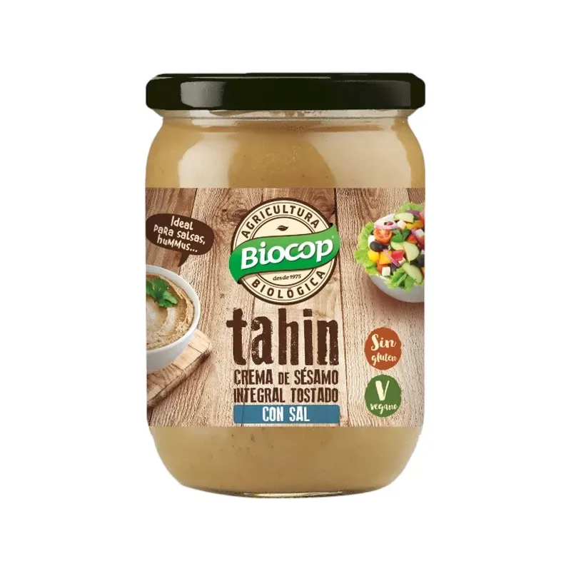 TAHIN INTEGRAL TOSTADO SAL 500 GR