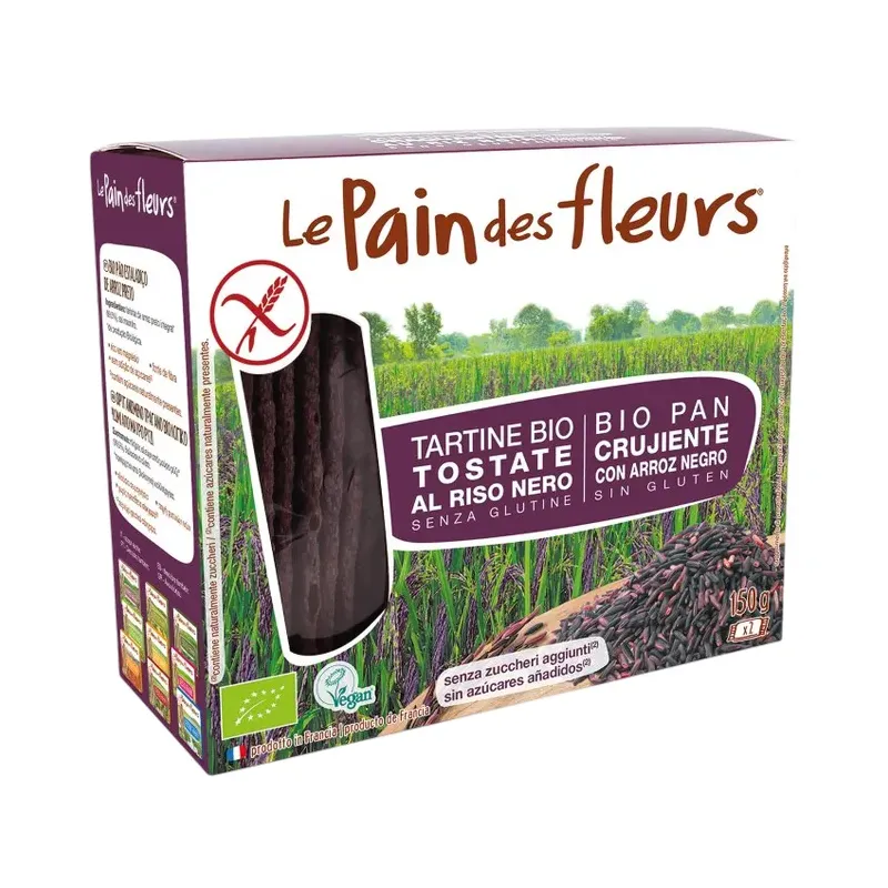 CRACKER ARROZ NEGRO PAN FLOR 150G