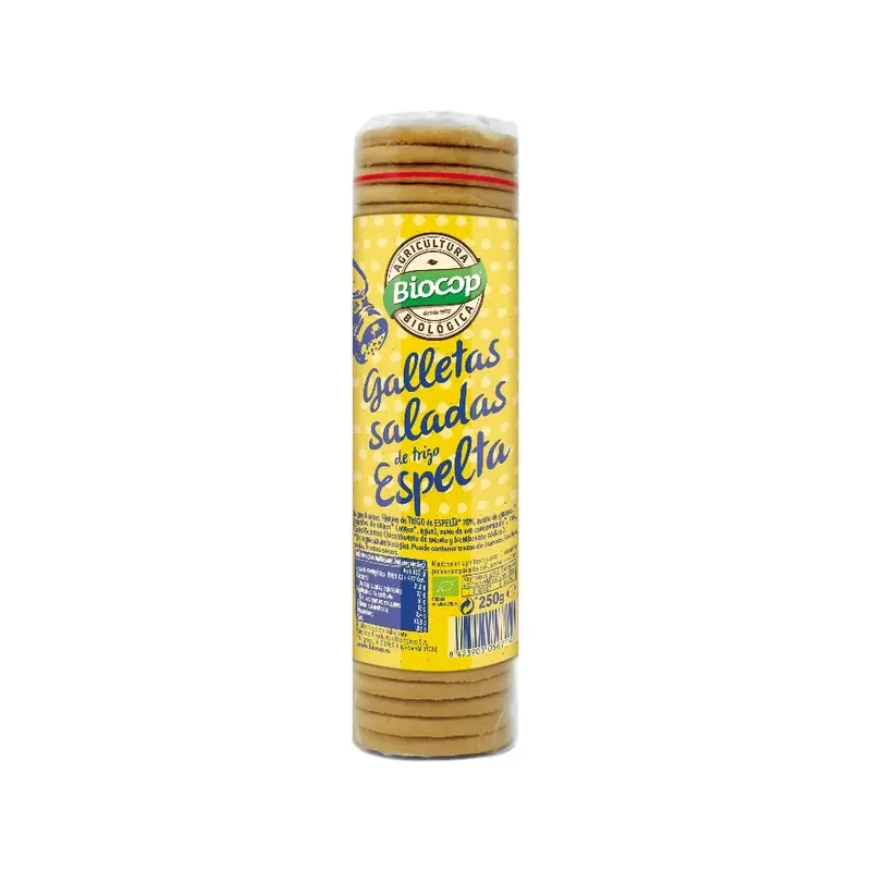 GALLETA SALADA ESPELTA 230G BIOCOP