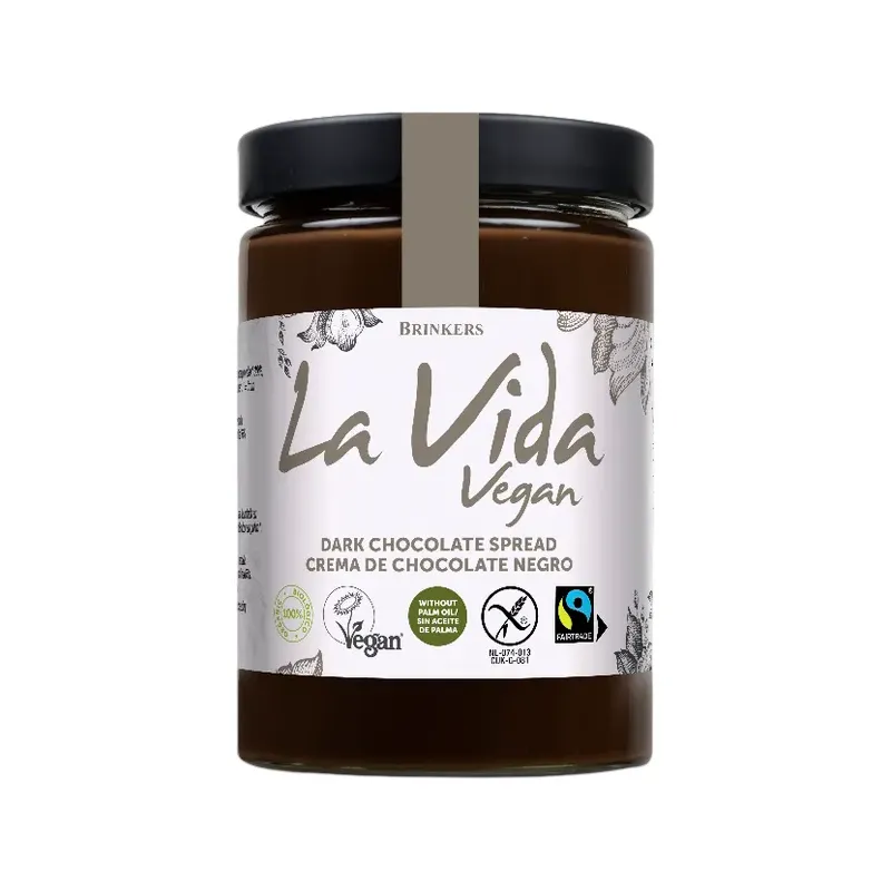 CREMA CHOCOLATE NEGRO VEGAN 600G