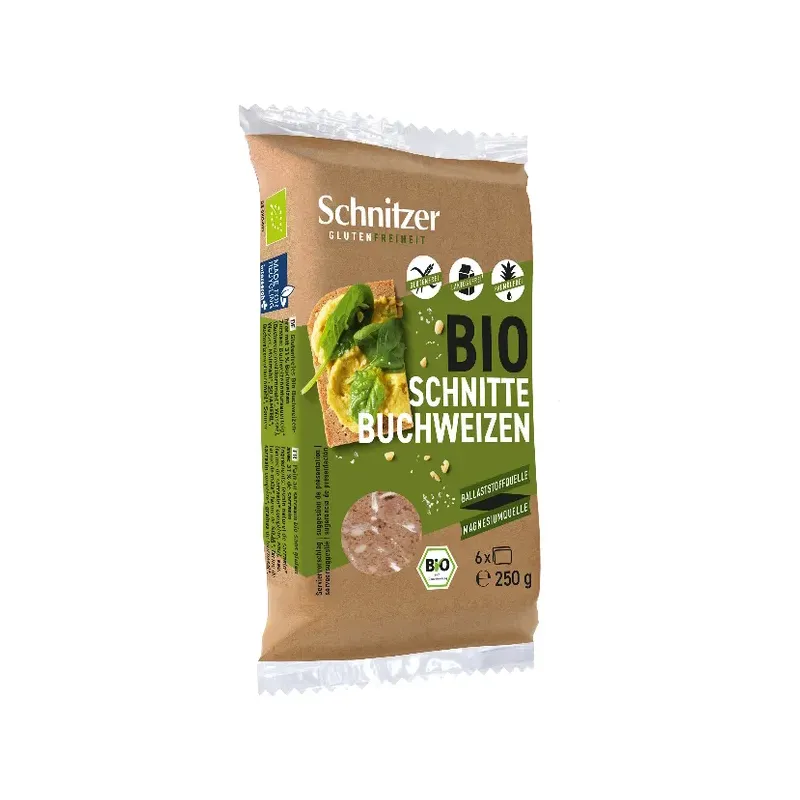 PAN FERM. TRIGO SARRACENO S/G SCHNITZER 250 G