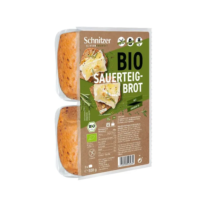 PAN MOLDE AMARANTO RUSTICO S/G SCHNITZER 500 G