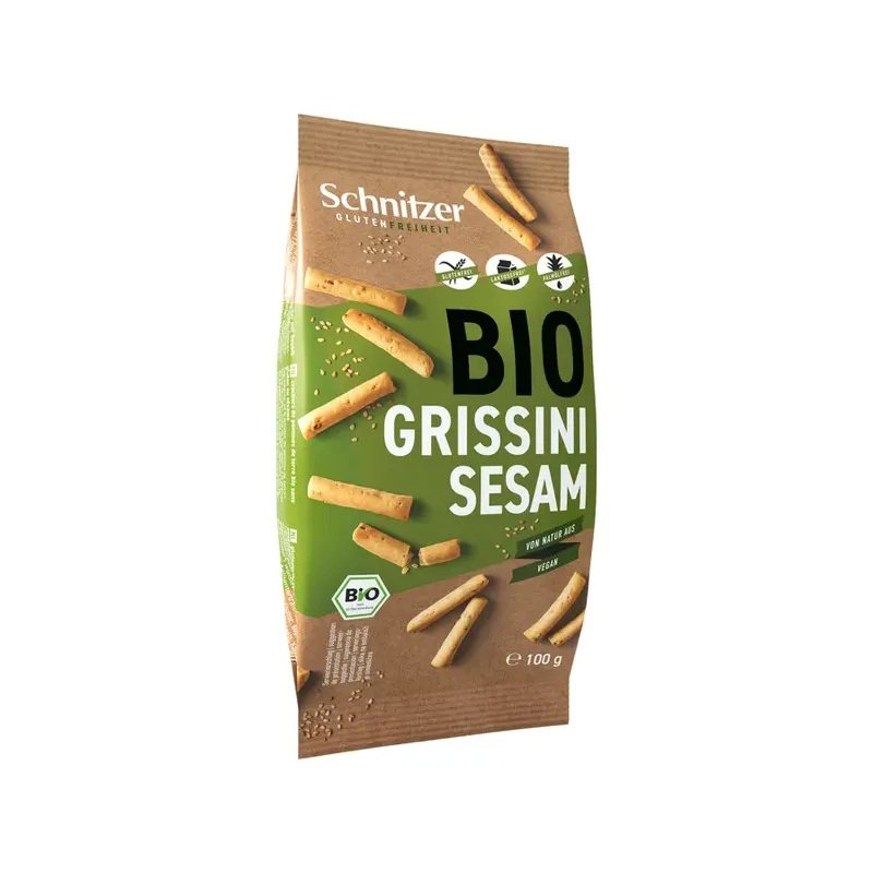 PALITOS GRISSINI SESAMO S/G SCHNITZER 100 G