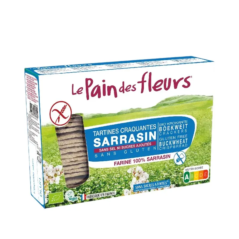 PAN FLORES TRIGO SARRACENO SIN SAL 300G