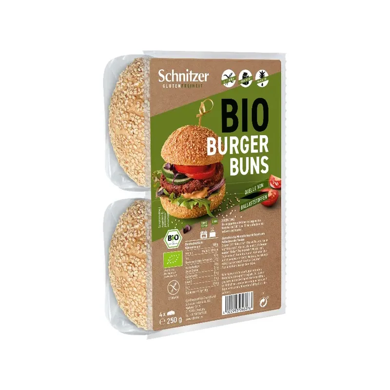 PANECILLO HAMBURGUESA S/G SCHNITZER 4X62,5 G