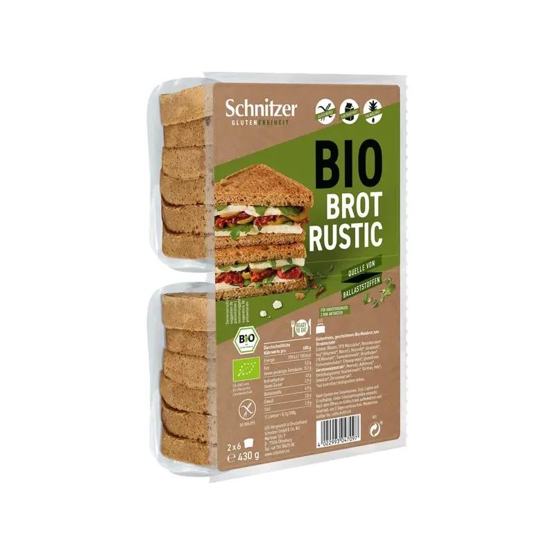 PAN MOLDE REBANADAS BLACK SCHNITZER 430G