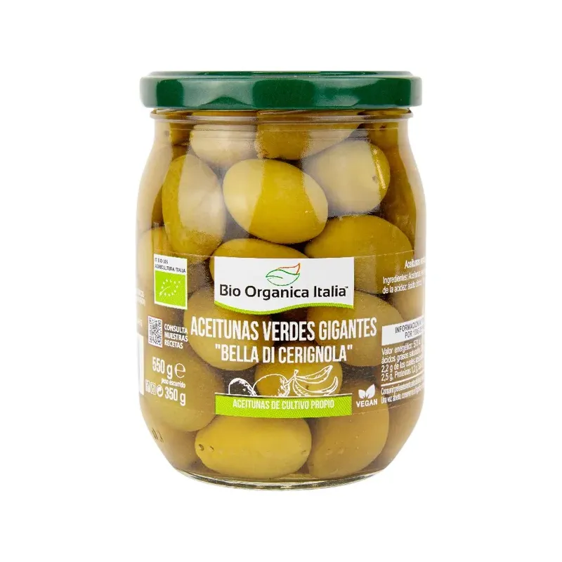 ACEITUNA VERDE GIGANTE   550G