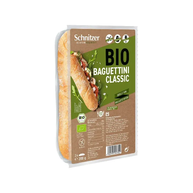 MINI BAGUETTE CLASICA S/G SCHNITZER 200 G