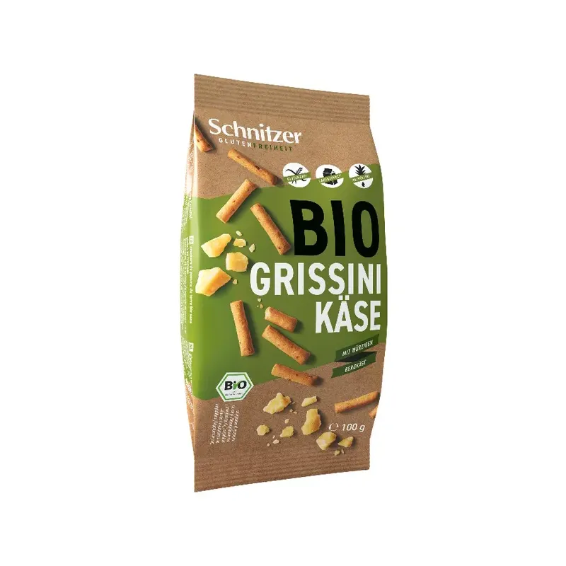 PALITOS GRISSINI QUESO S/G SCHNITZER 100 G