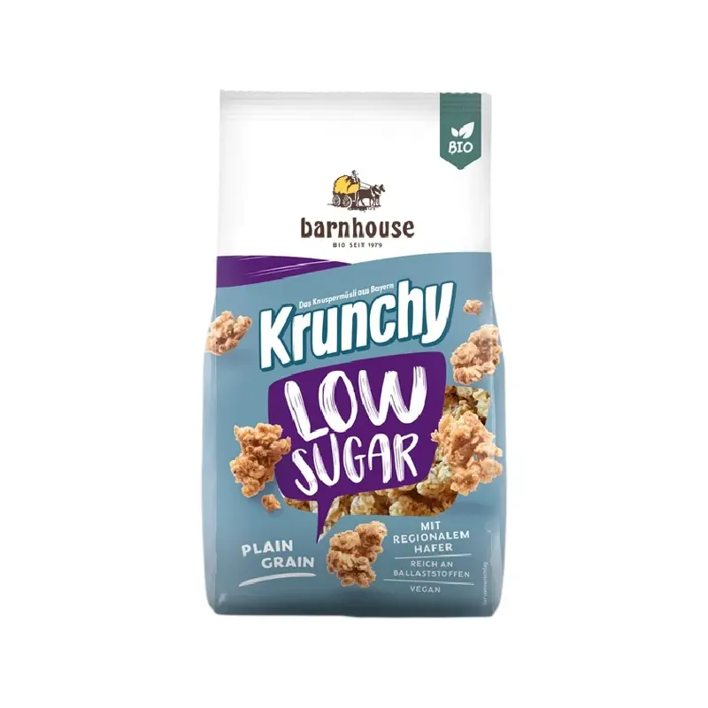 MUESLI KRUNCHY AVENA BAJO AZUCAR PL BARNHOUSE 375G