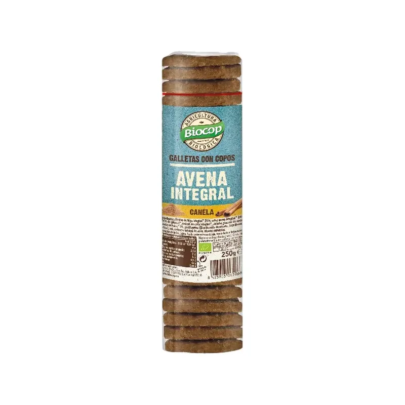 GALLETA COPOS AVENA INT.CANELA 250GR
