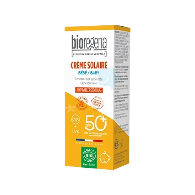 CREMA SOLAR BEBE SPF50+ HIPOALERG. BIOREGENA 40 ML 40ML