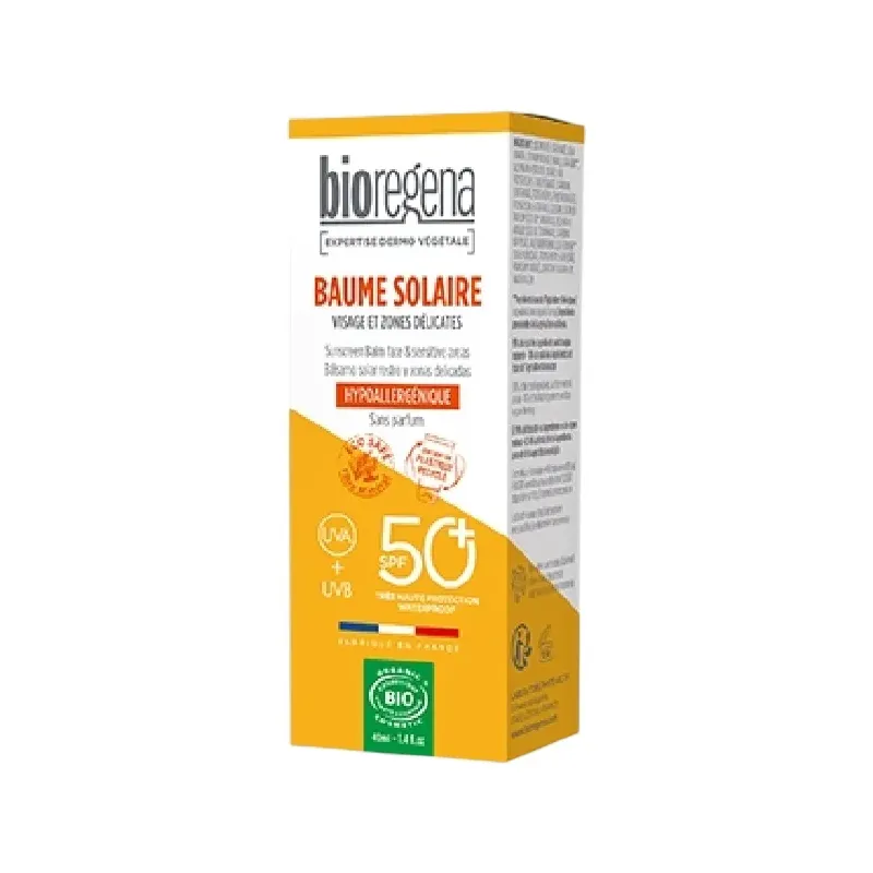 BALSAMO SOLAR FACIAL SPF50+ HIPO. BIOREGENA 40 ML 40ML