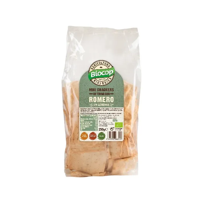 MINI CRACKERS TRIGO ROMERO BIOCOP 250G