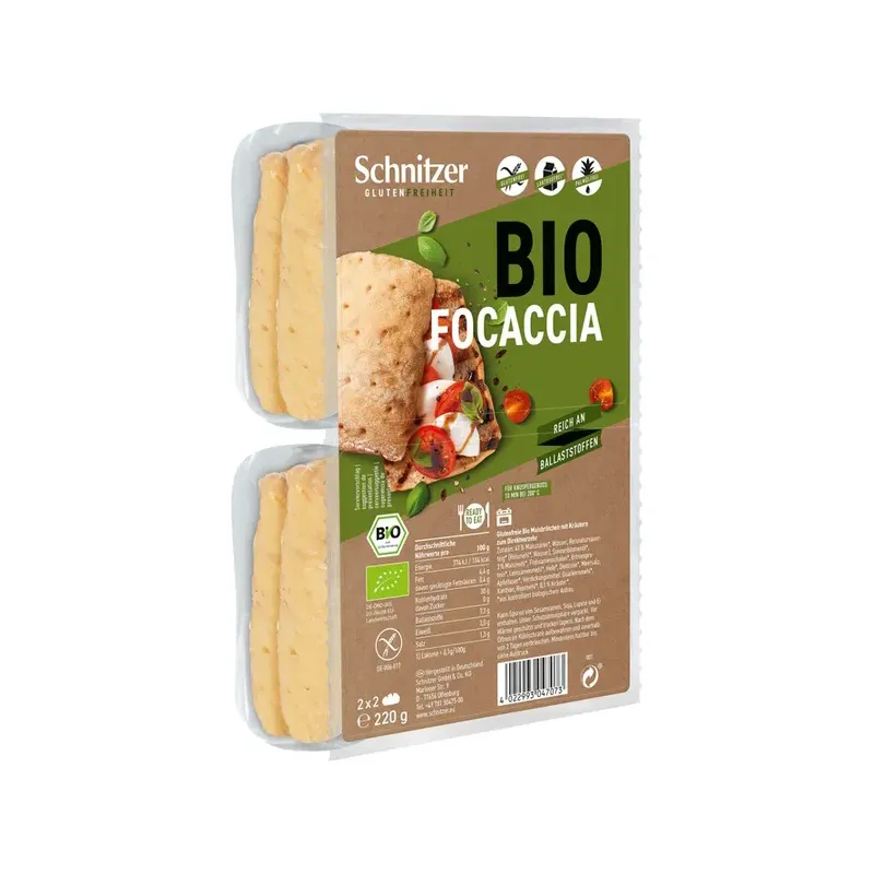 PANECILLOS FOCACCIA S/G SCHNITZER 220 G