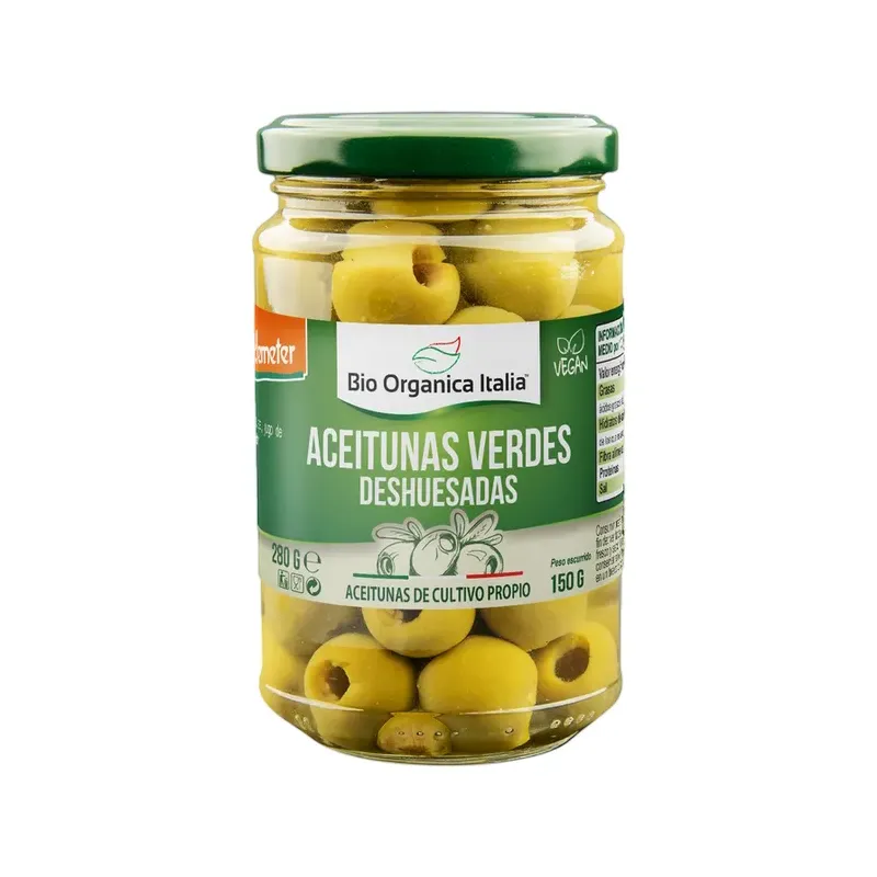 ACEITUNA VERDE DESHUESADA   280G