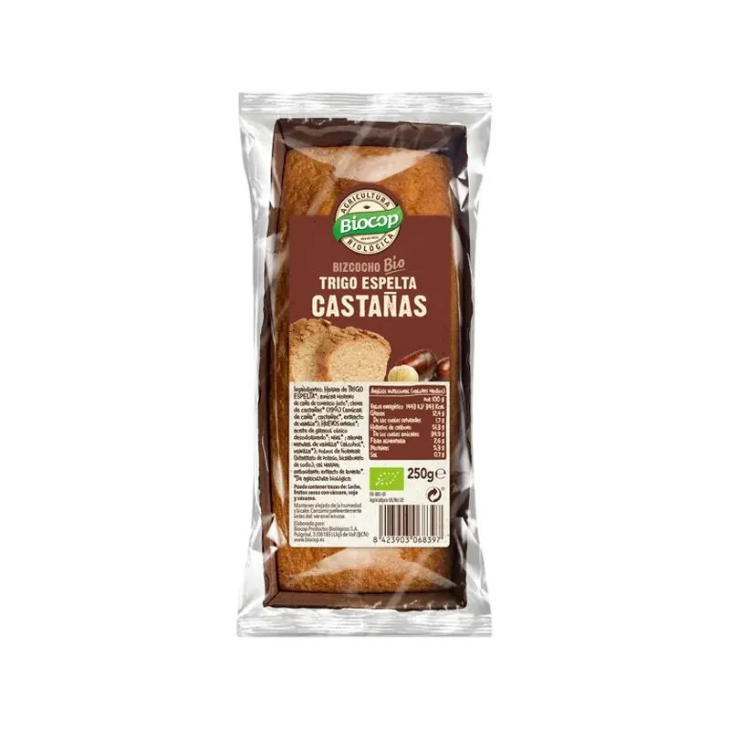 BIZCOCHO CASTAÑAS T. ESPELTA 250