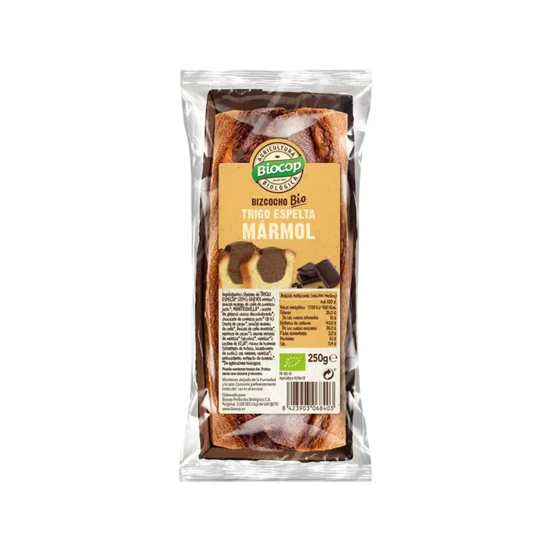 BIZCOCHO MARMOL T. ESPELTA  250GR
