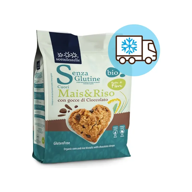 GALLETA MAIZ ARROZ CHIPS CHOCO S/G SOTTO 250G