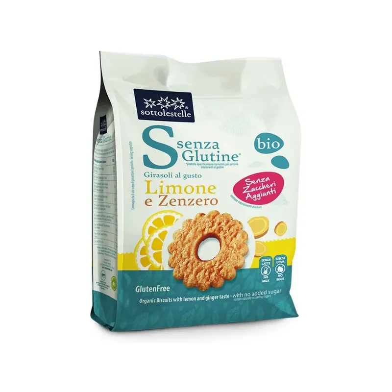 GALLETA LIMON JENGIBRE SIN AZUCAR S/G SOTTO 250G