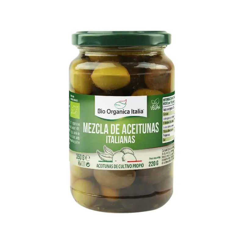 ACEITUNAS MEZCLA BIO ORGANICA ITALIA 350G