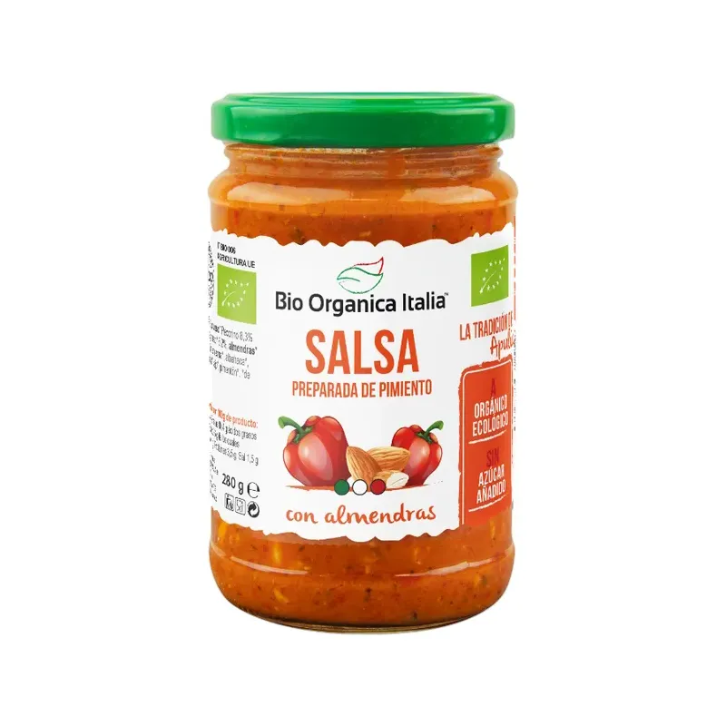 SALSA PIMIENTO QUESO ALM. BIO ORGANICA ITALIA 280G
