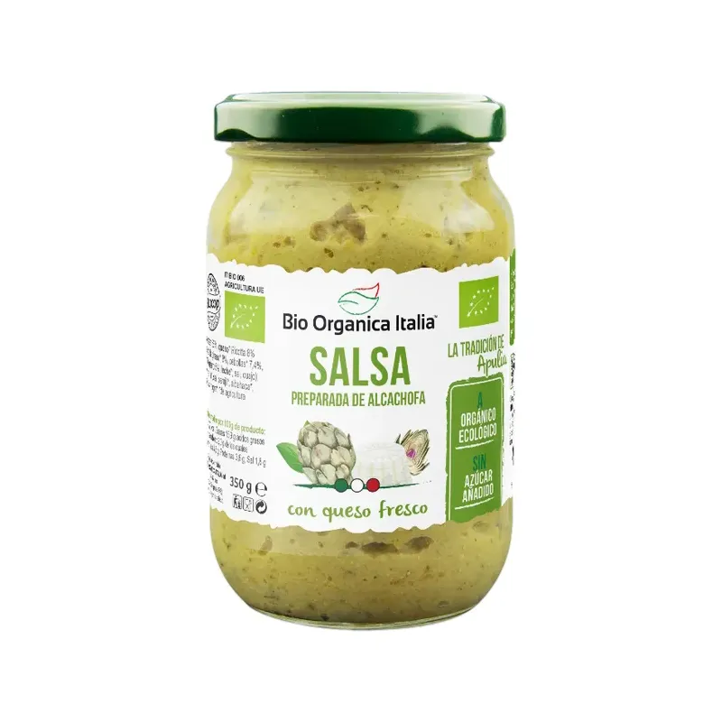 SALSA ALCACHOFA QUESO F. BIO ORGANICA ITALIA 350 G