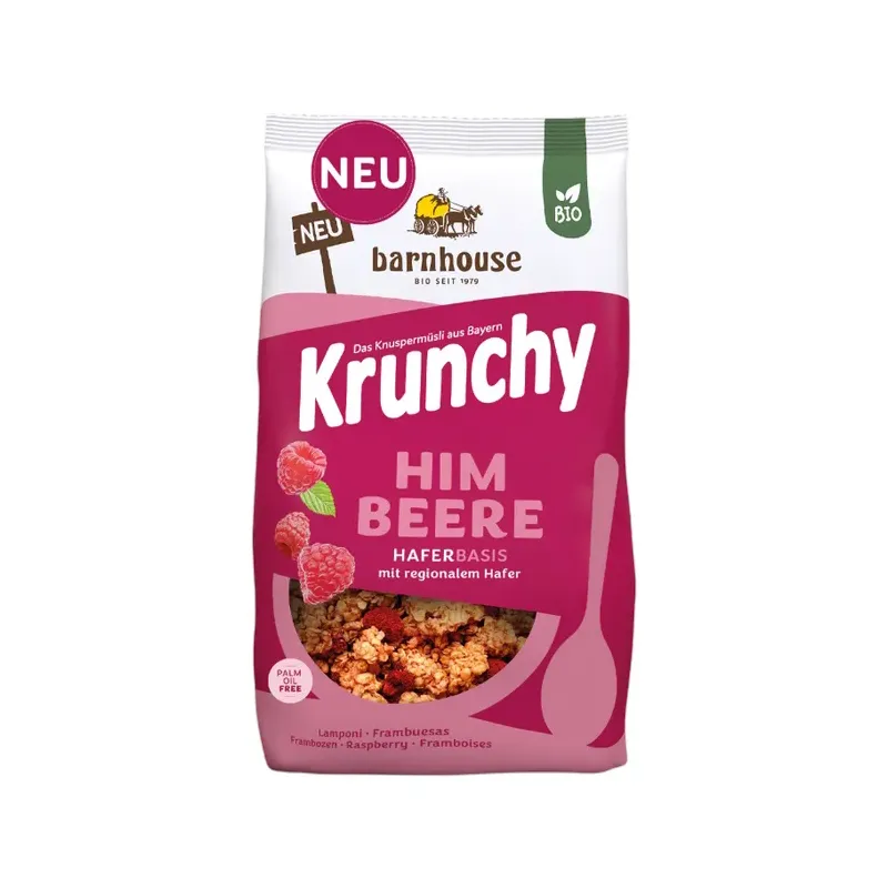 MUESLI KRUNCHY FRAMBUESA BARNHOUSE 500 G