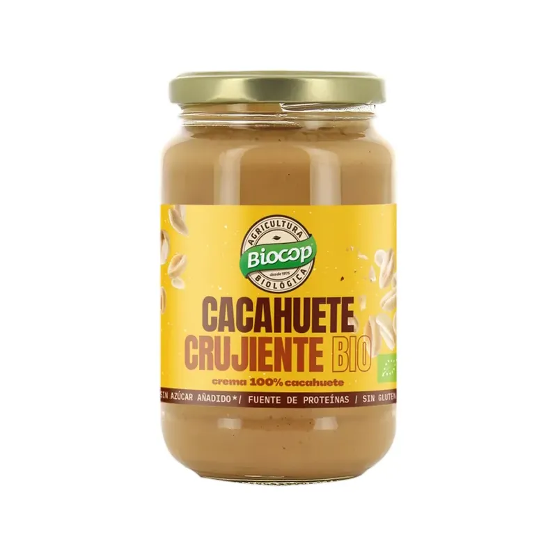 CREMA CACAHUETE CRUJIENTE BIOCOP 350G