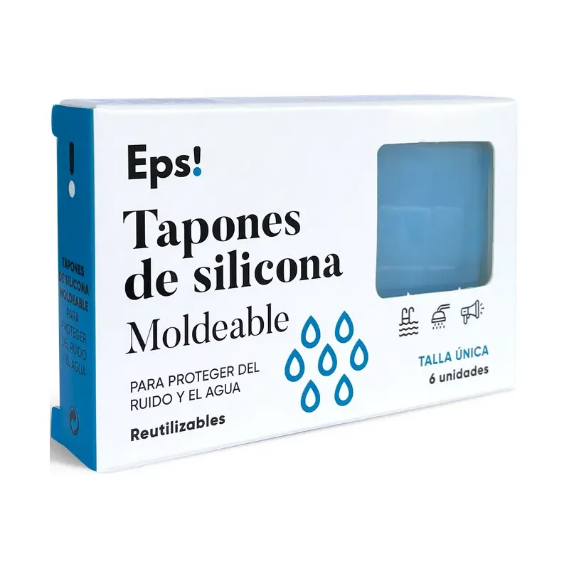 EPS! TAPÓN SILICONA MOLDEABLE 6UD.