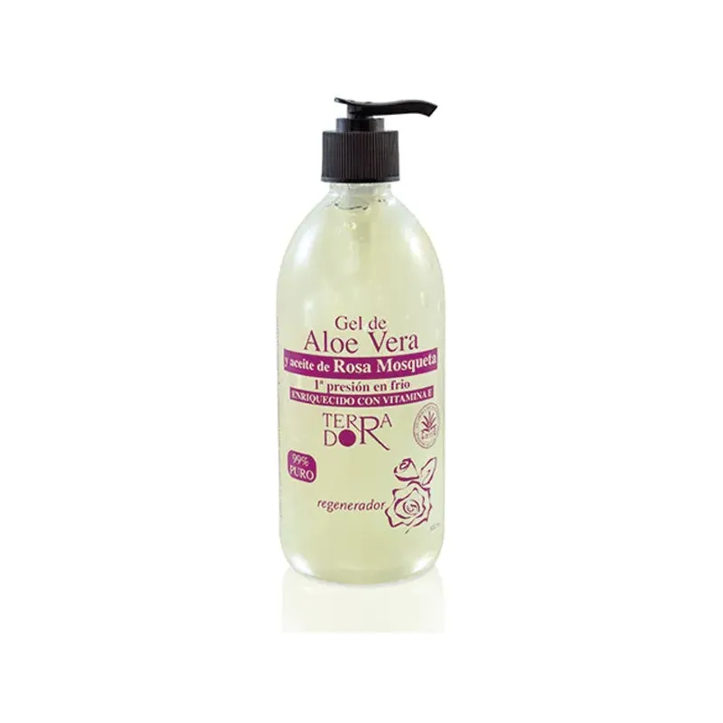 GEL ALOE VERA Y ROSA MOSQUETA 500 ml