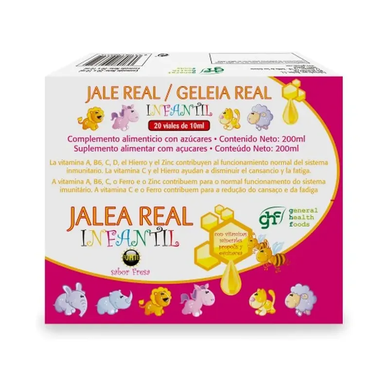 JALEA REAL INFANTIL SABOR FRESA 20