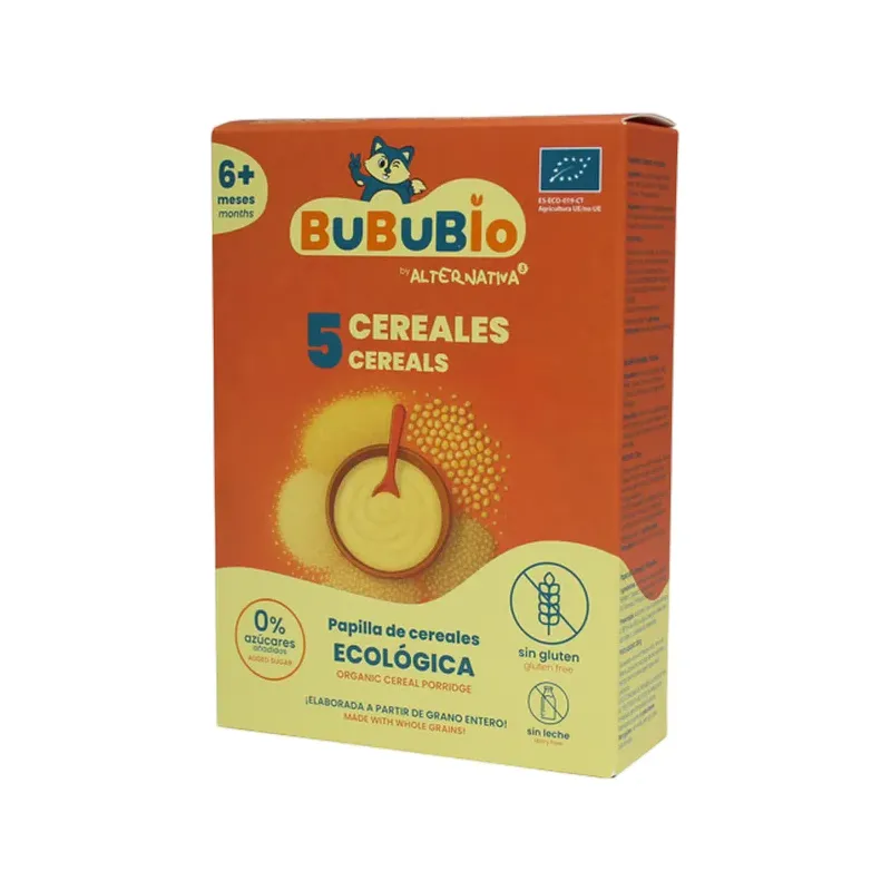 PAPILLA 5 CEREALES SIN GLUTEN BIO 200G