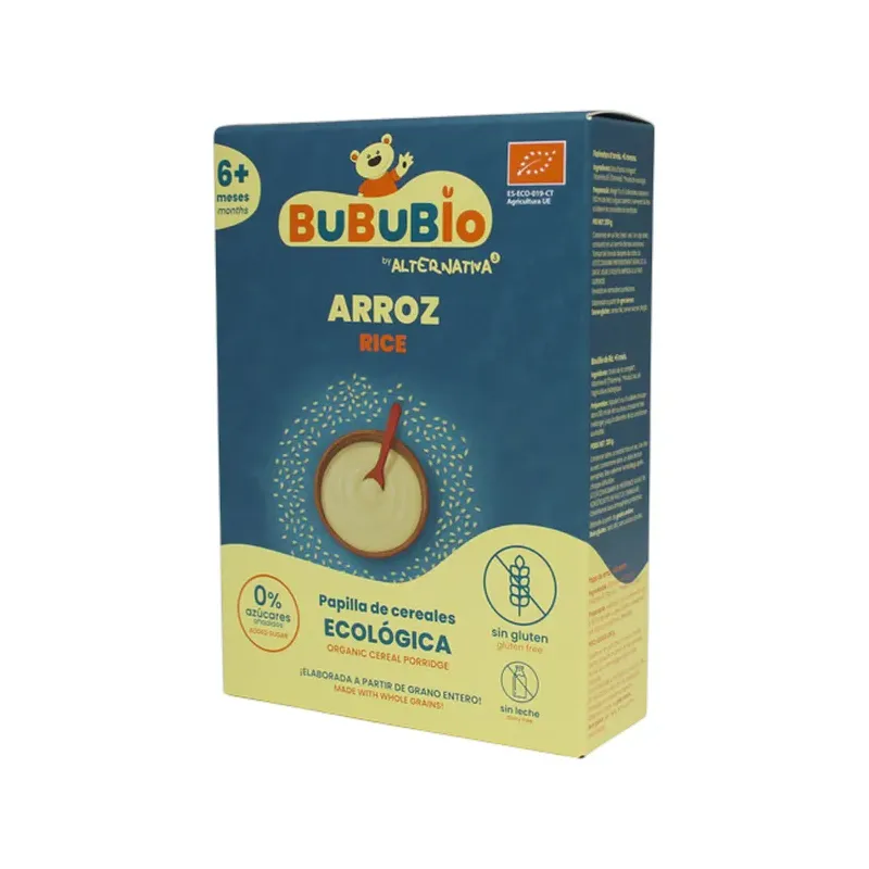 PAPILLA DE ARROZ SIN GLUTEN BIO 200G