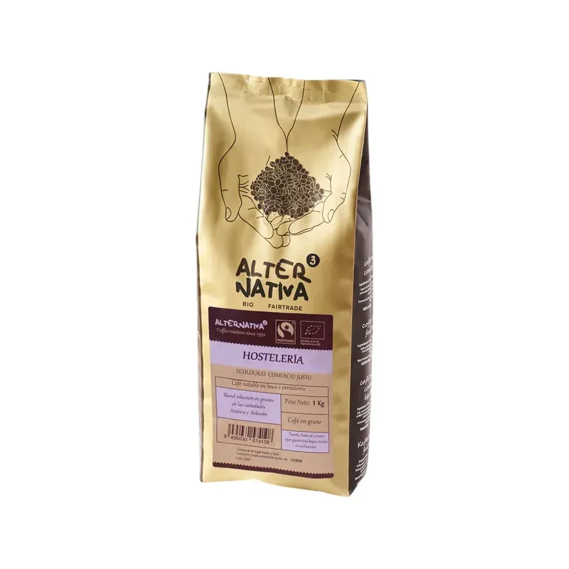 CAFÉ HOSTELERÍA EN GRANO BIO-FT 1KG