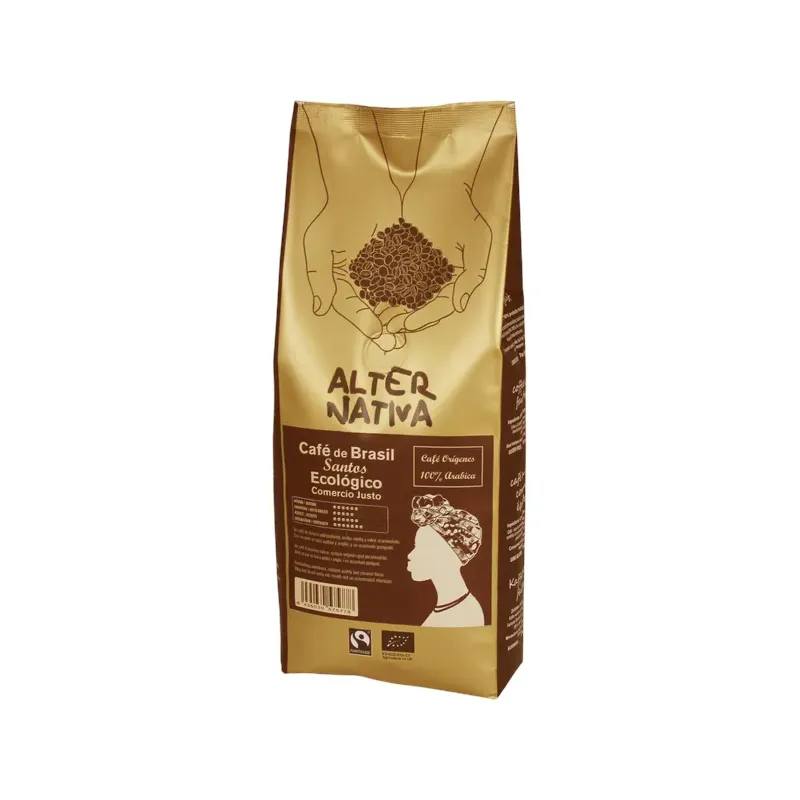 CAFÉ ORIGEN BRASIL SANTOS EN GRANO BIO-FT 500G