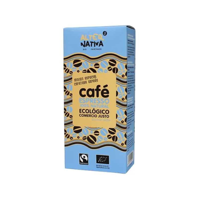 CAFÉ ESPRESSO MOLIDO BIO-FT 250G