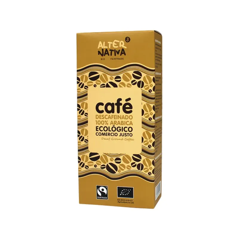 CAFÉ DESCAFEINADO MOLIDO BIO-FT 250G