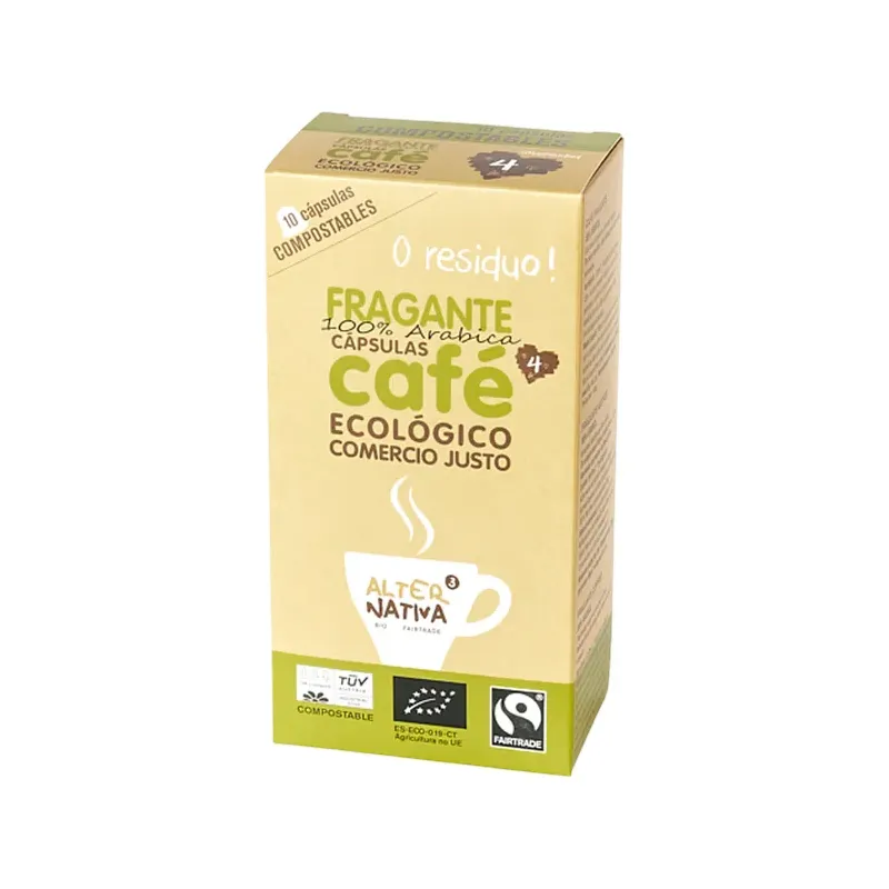 CÁPSULAS TUV CAFÉ FRAGANTE BIO-FT 10UDS X 5G