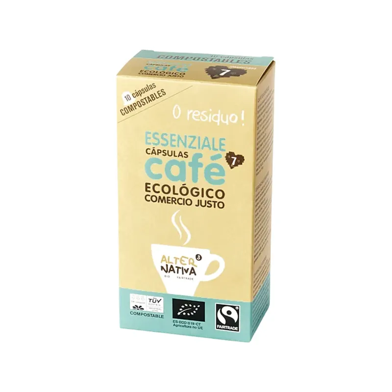 CÁPSULAS TUV CAFÉ ESSENZIALE BIO-FT 10UDS X 5G