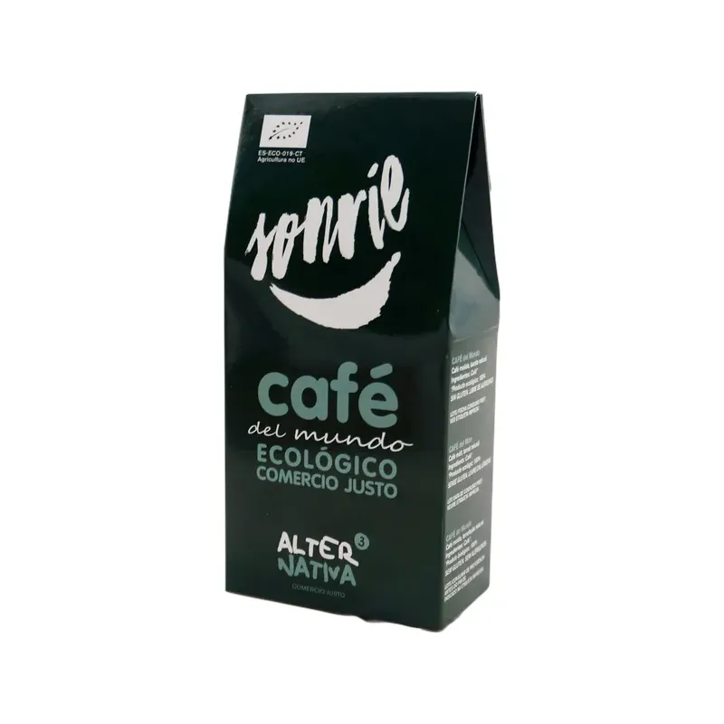 CAFÉ DEL MUNDO SONRÍE MOLIDO BIO 125G
