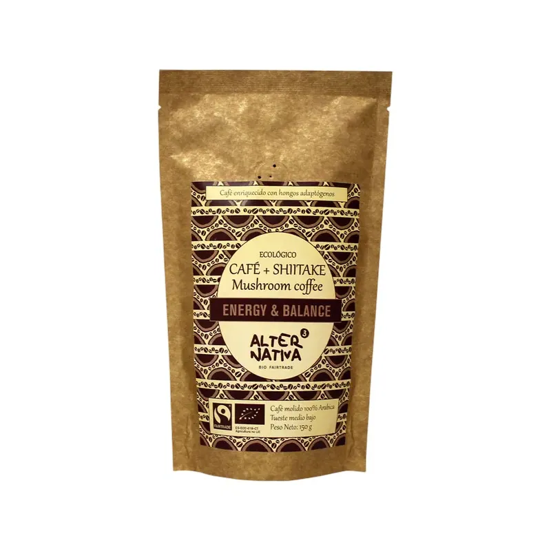 CAFÉ CON SHIITAKE MOLIDO BIO-FT 150G