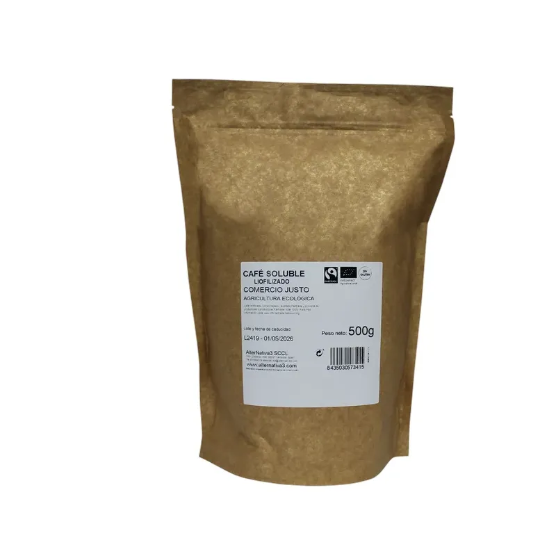 CAFÉ SOLUBLE LIOFILIZADO BIO-FT 500G