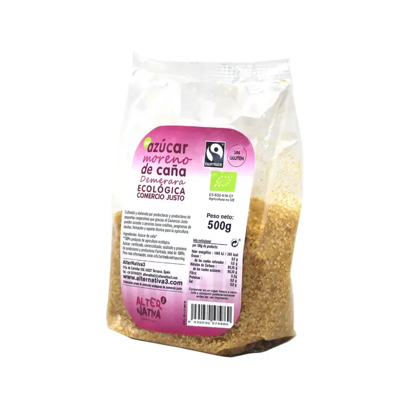 AZÚCAR MORENO DE CAÑA DEMERARA BIO-FT 500G