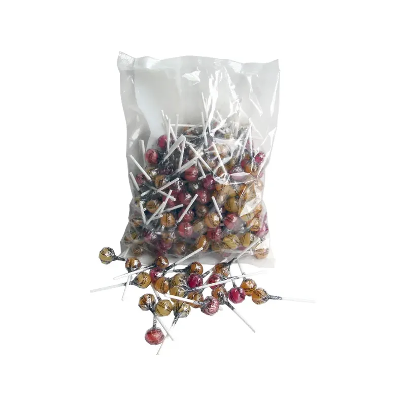 CHUPIS CARAMELO CON PALO BIO-FT BOLSA 200UDS