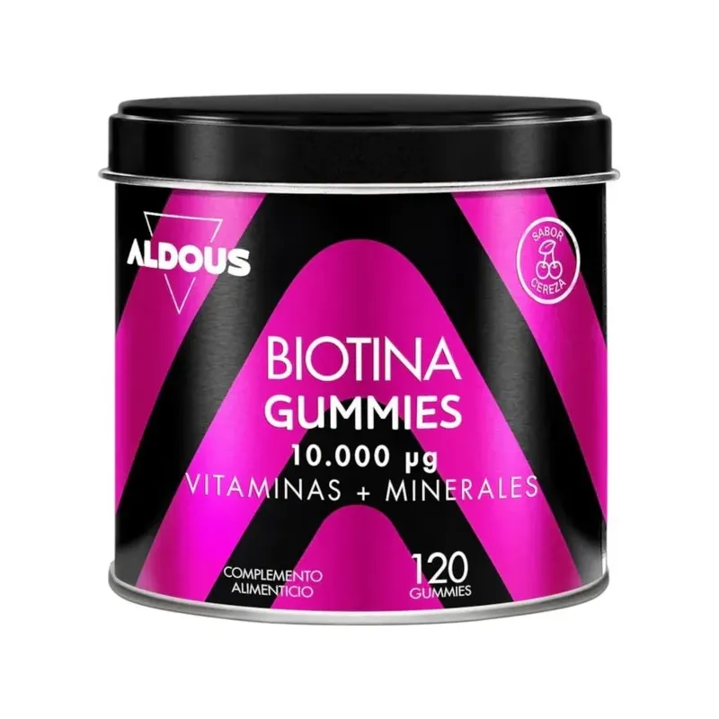 BIOTINA 10.000 MCG GOMINOLAS — 120 GUMMIES