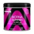 BIOTINA 10.000 MCG GOMINOLAS — 120 GUMMIES