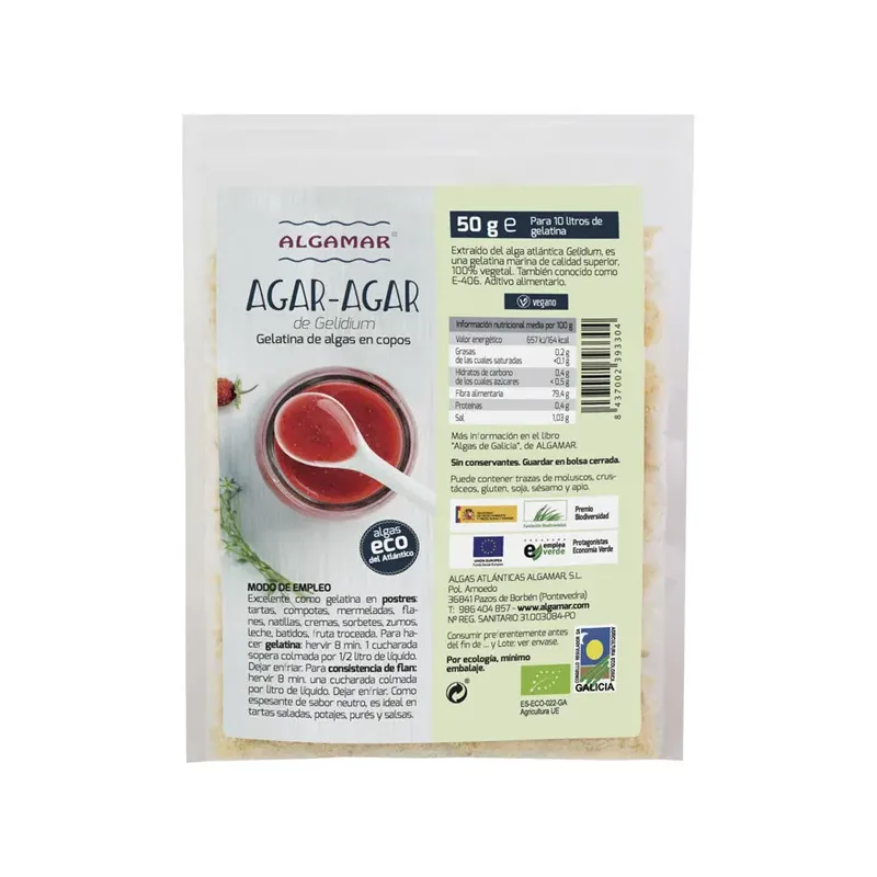 Agar-agar en copos 50 g  BIO